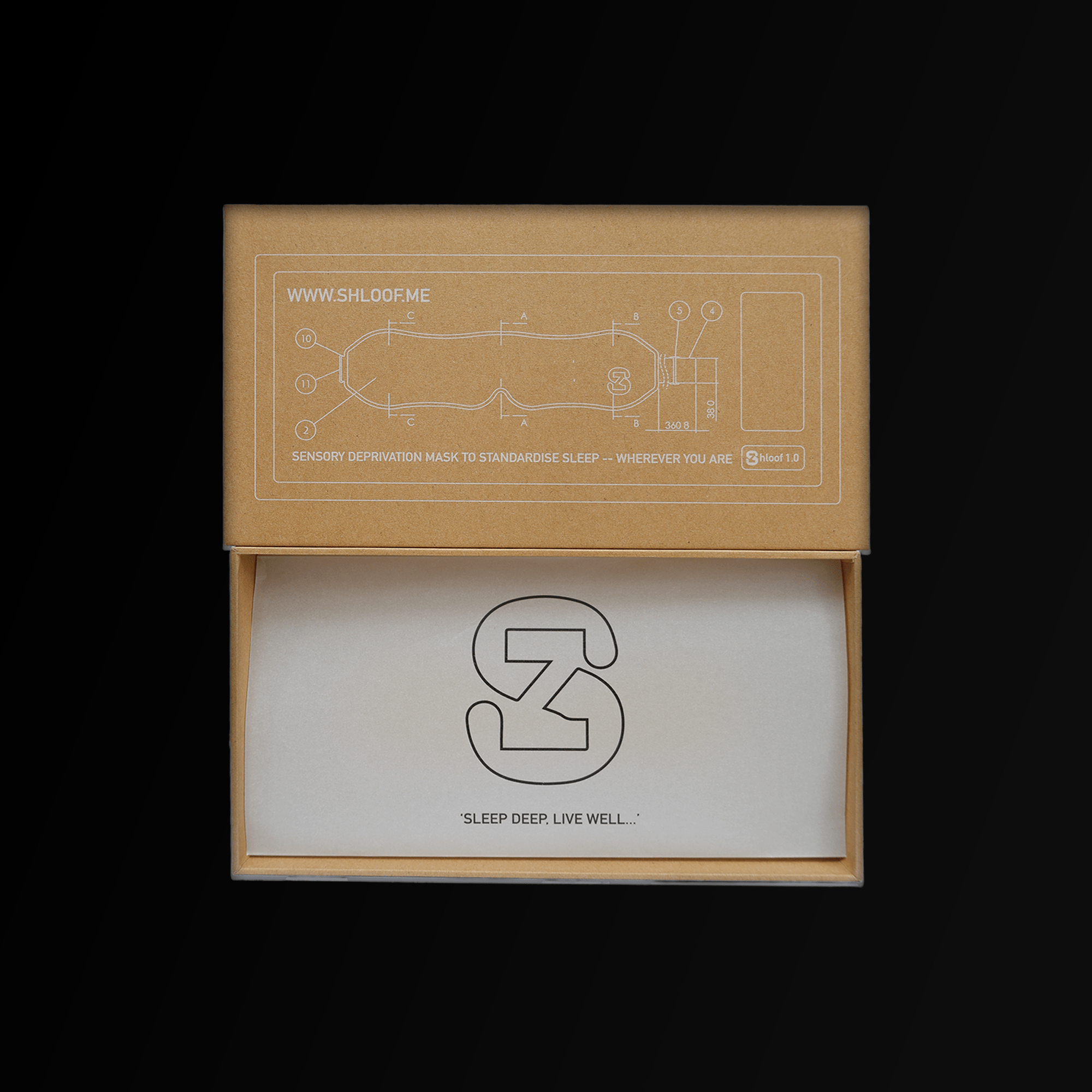 The Shloof Total Darkness Set - Shloof Eyemask